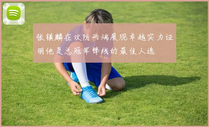张镇麟在攻防两端展现卓越实力证明他是总冠军锋线的最佳人选